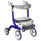 drive Nitro DLX 4 Wheel Rollator, 33½ – 38½ Inch